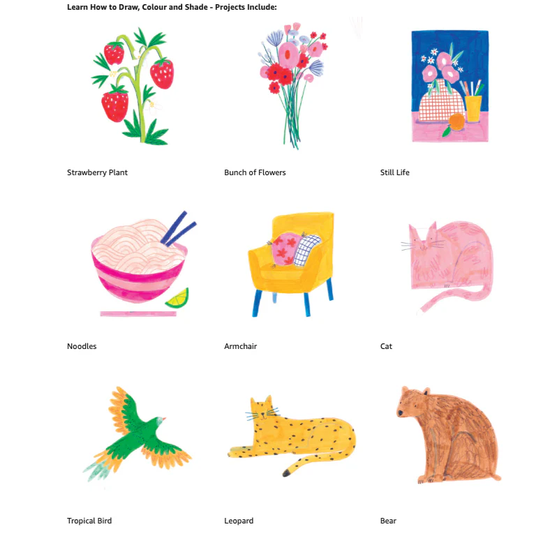 '15 Minute Art: Drawing' Book - Image 5