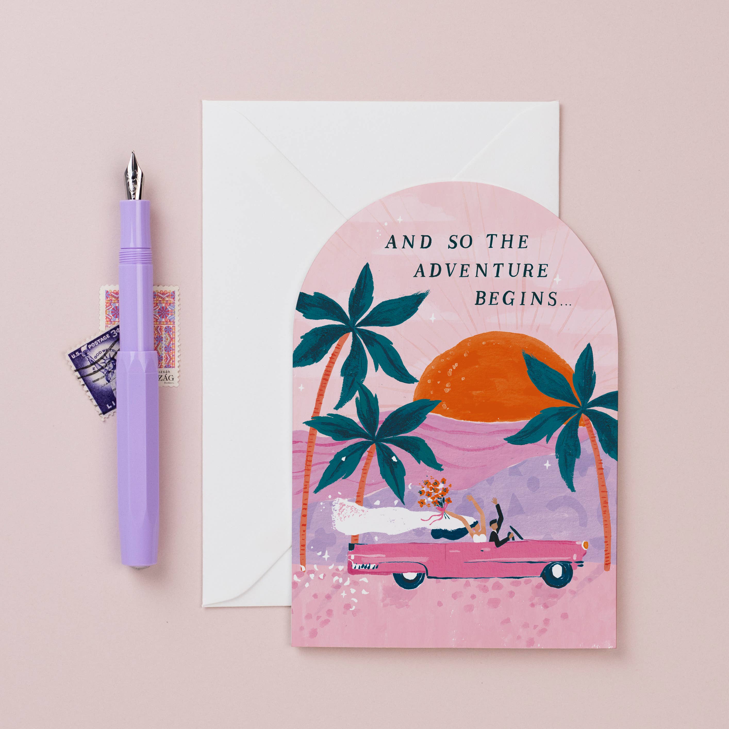 'Adventures' Greetings Card
