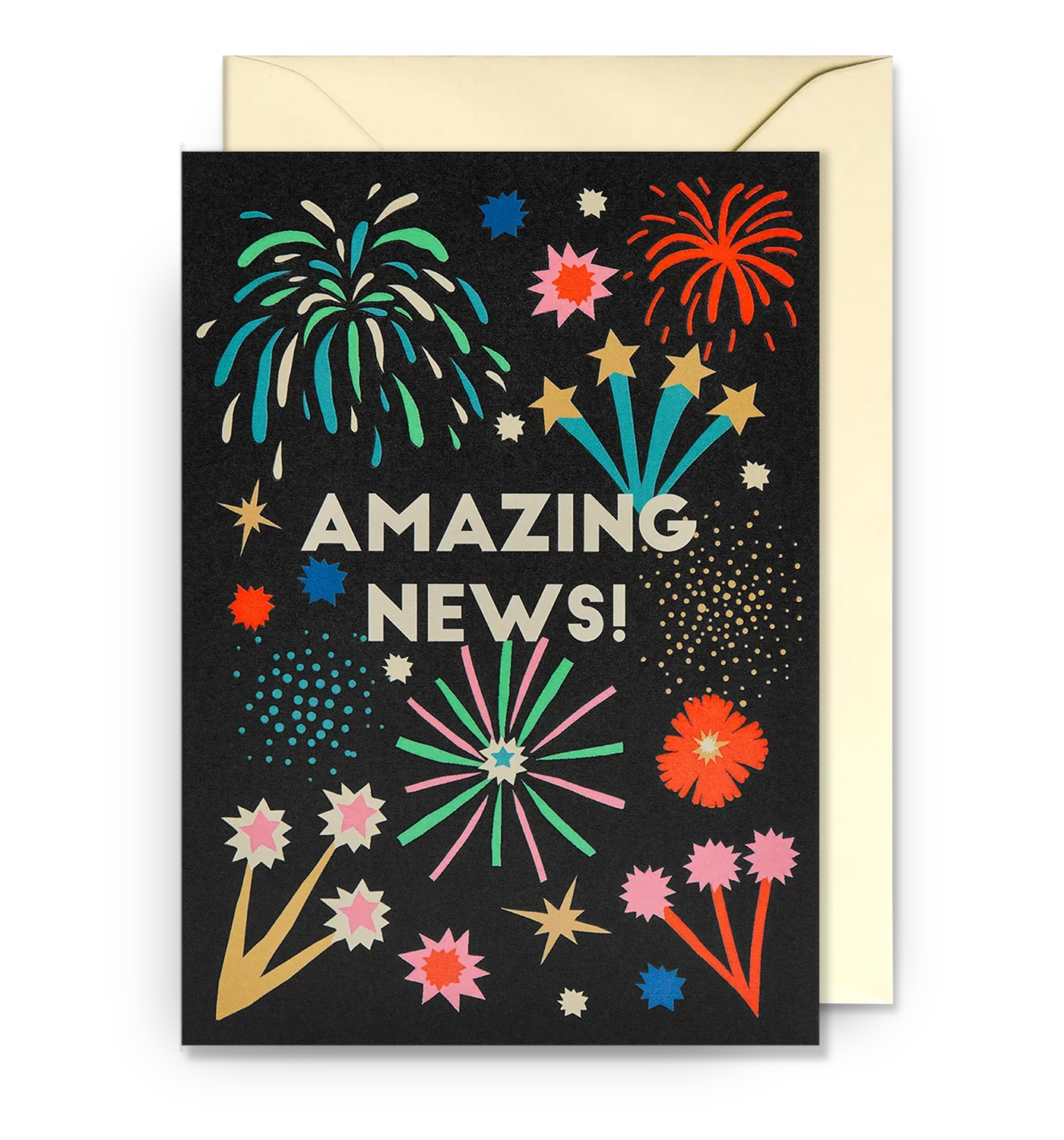 'Amazing News' Greetings Card