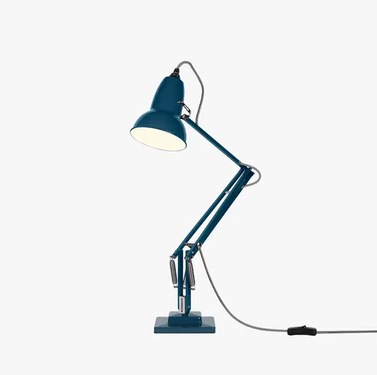 Anglepoise Original 1227 Desk Lamp - National Trust Edition 'Neptune Blue' - Image 3