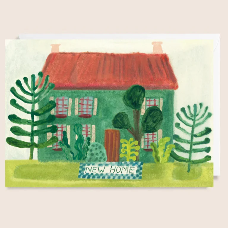 'New Home' Greetings Card