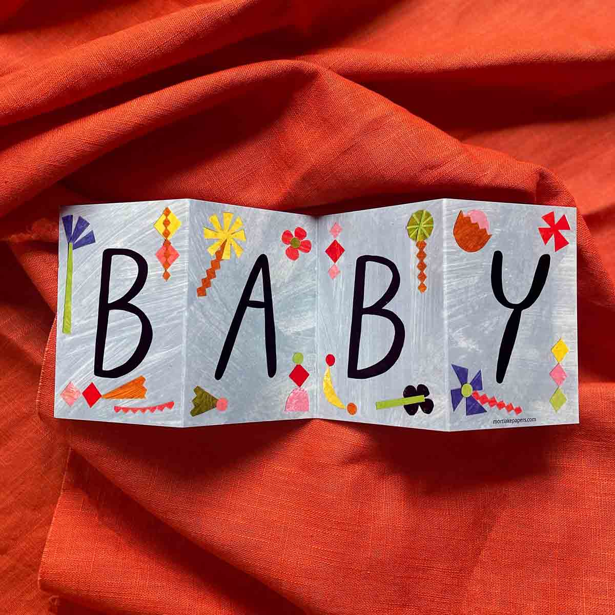 Baby Concertina Card - Image 4