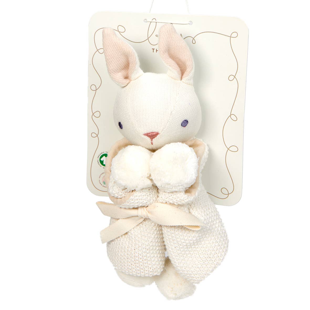 Baby Threads Organic Bunny Comforter - Image 3