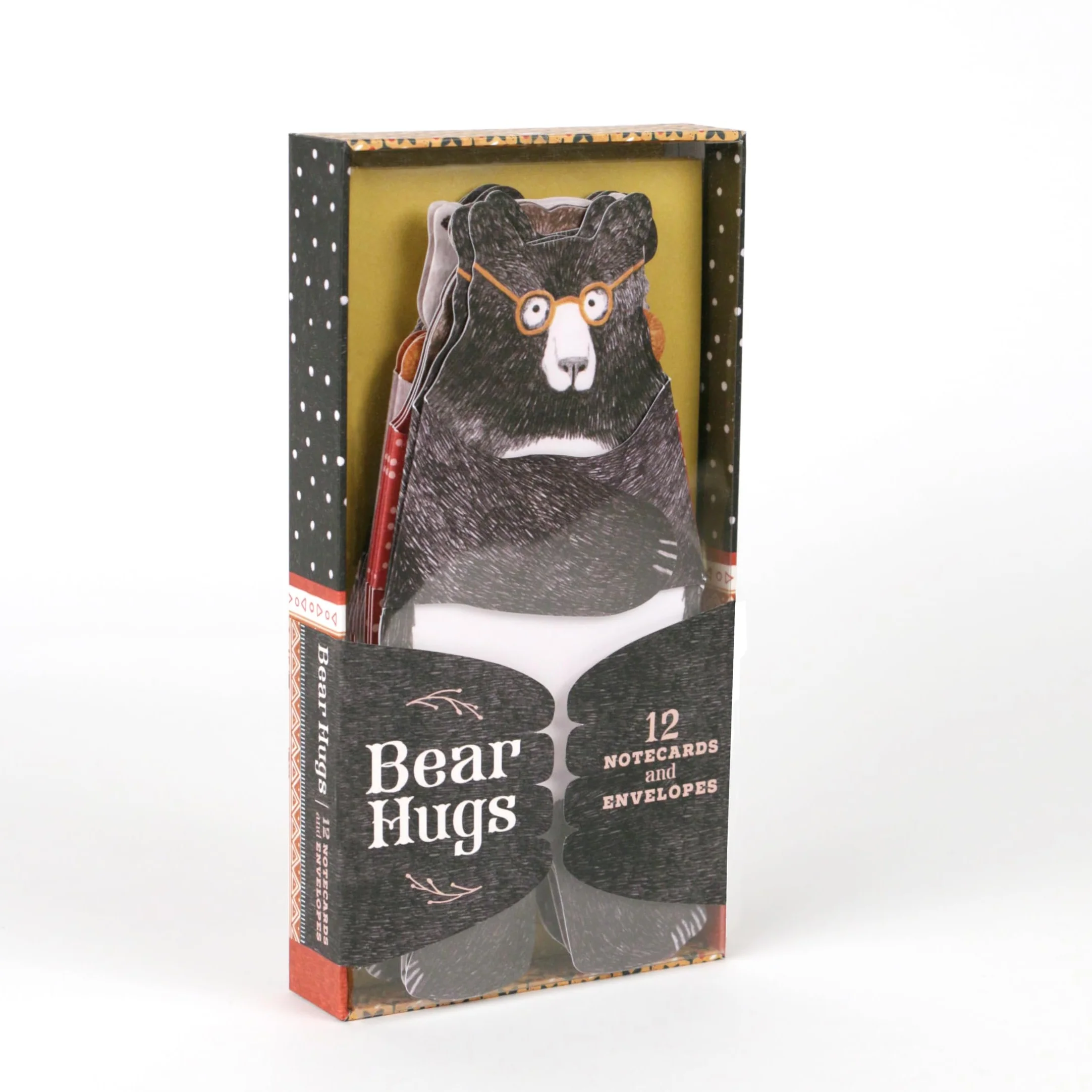 Bear Hugs Notecard Set (Pack of 12 Cards)