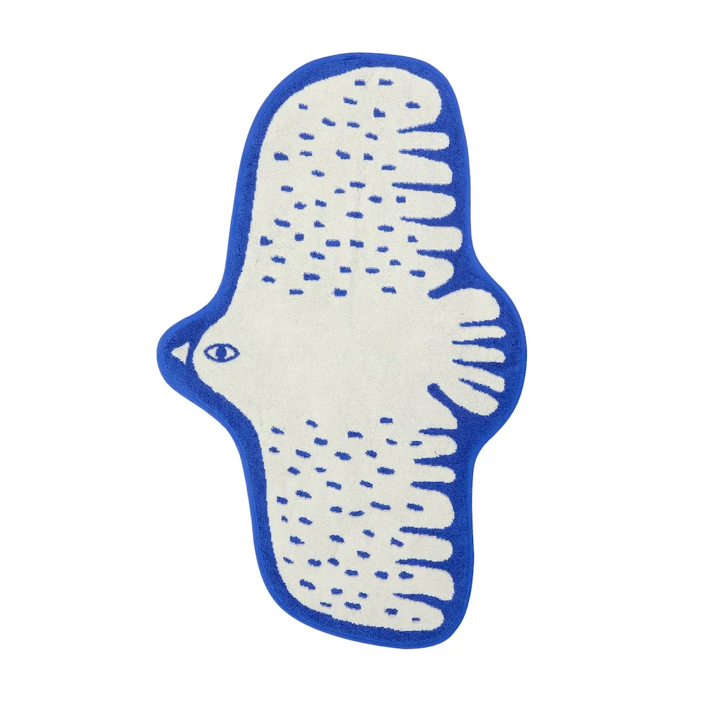 Bird Shaped Bath Mat by Donna Wilson