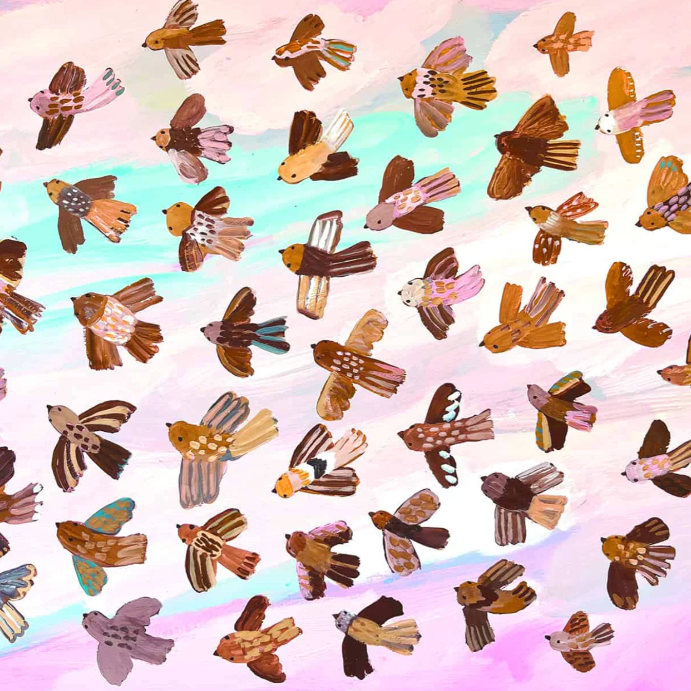 'Birds' Wrapping Paper