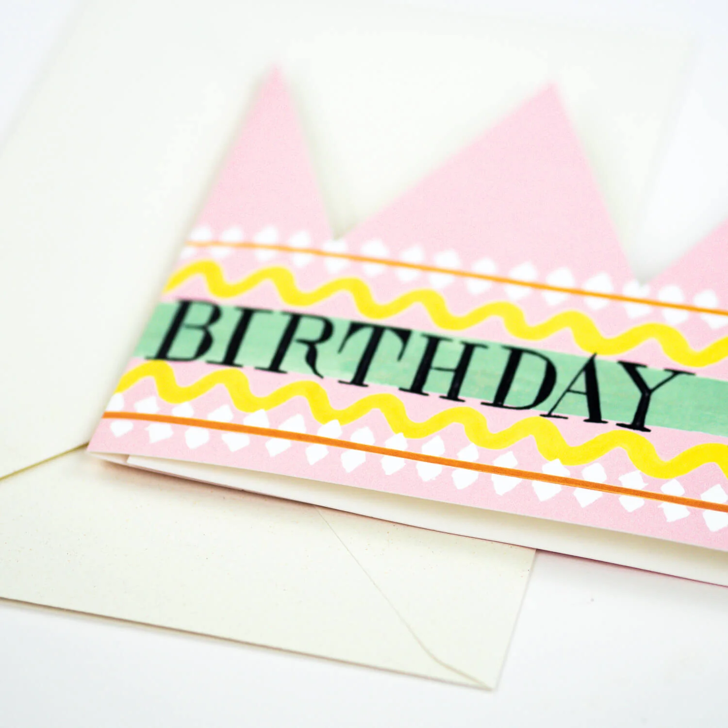 'Birthday Queen' Party Hat Greetings Card - Image 2