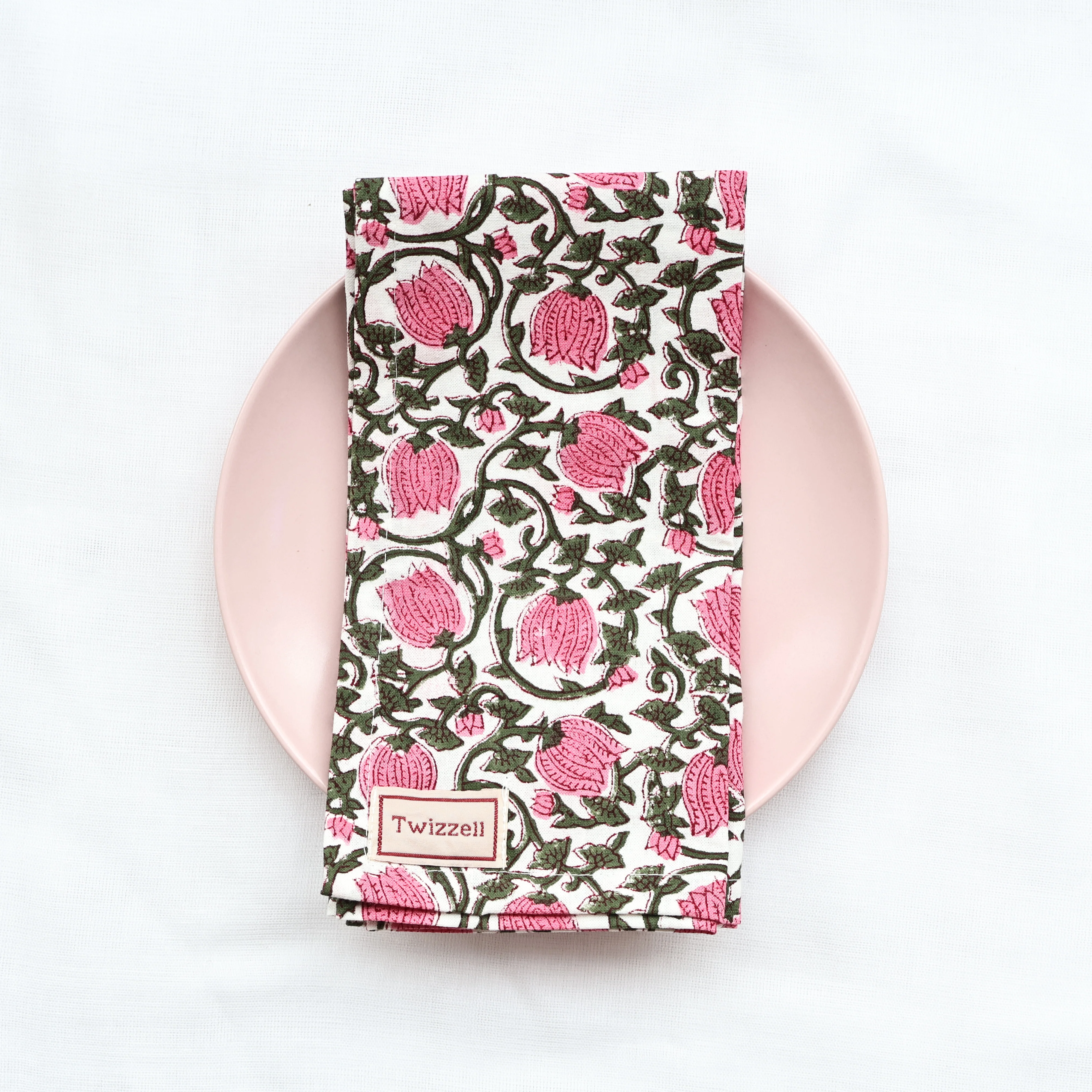 Block Print Napkins - Set of 4 - Image 6