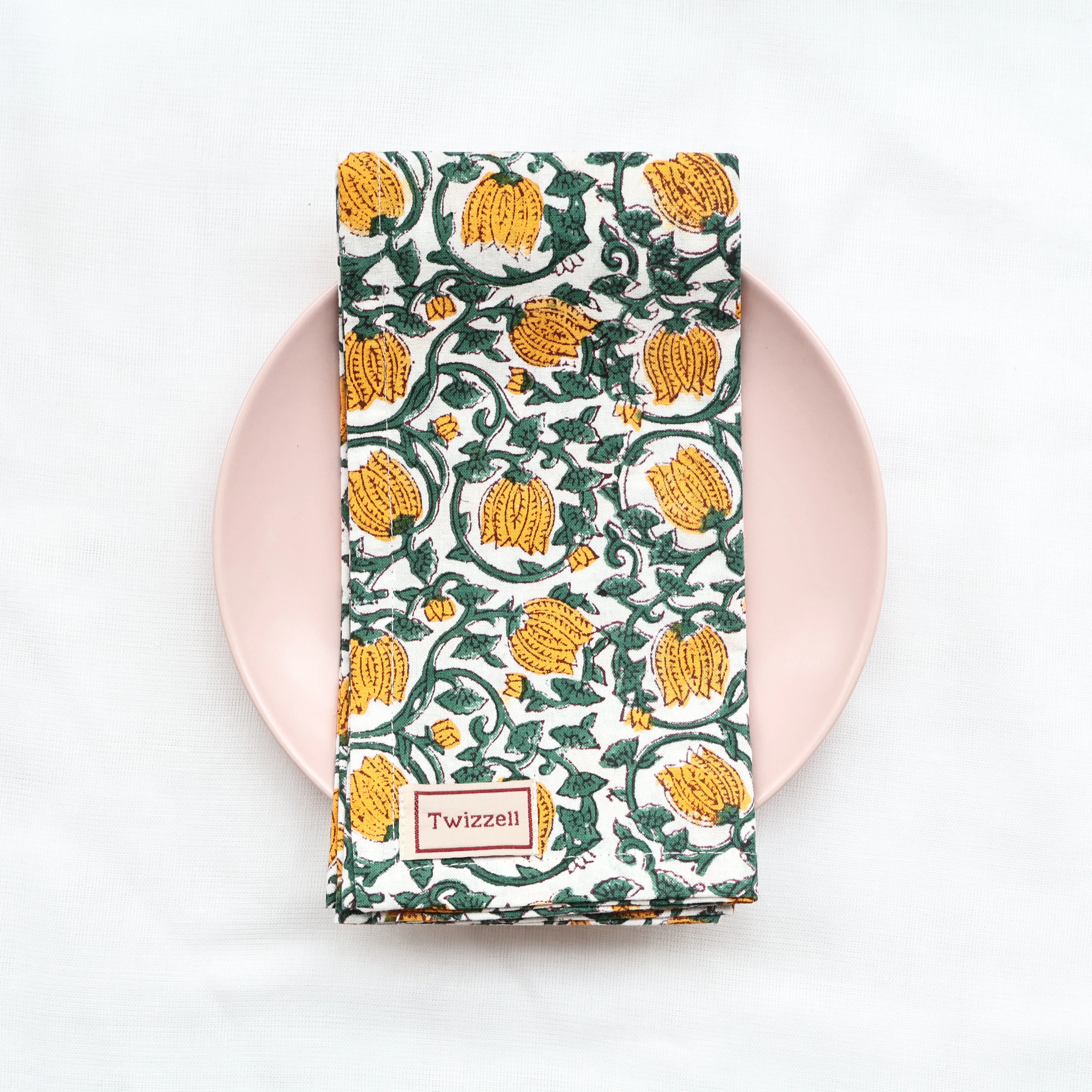 Block Print Napkins - Set of 4 - Image 8