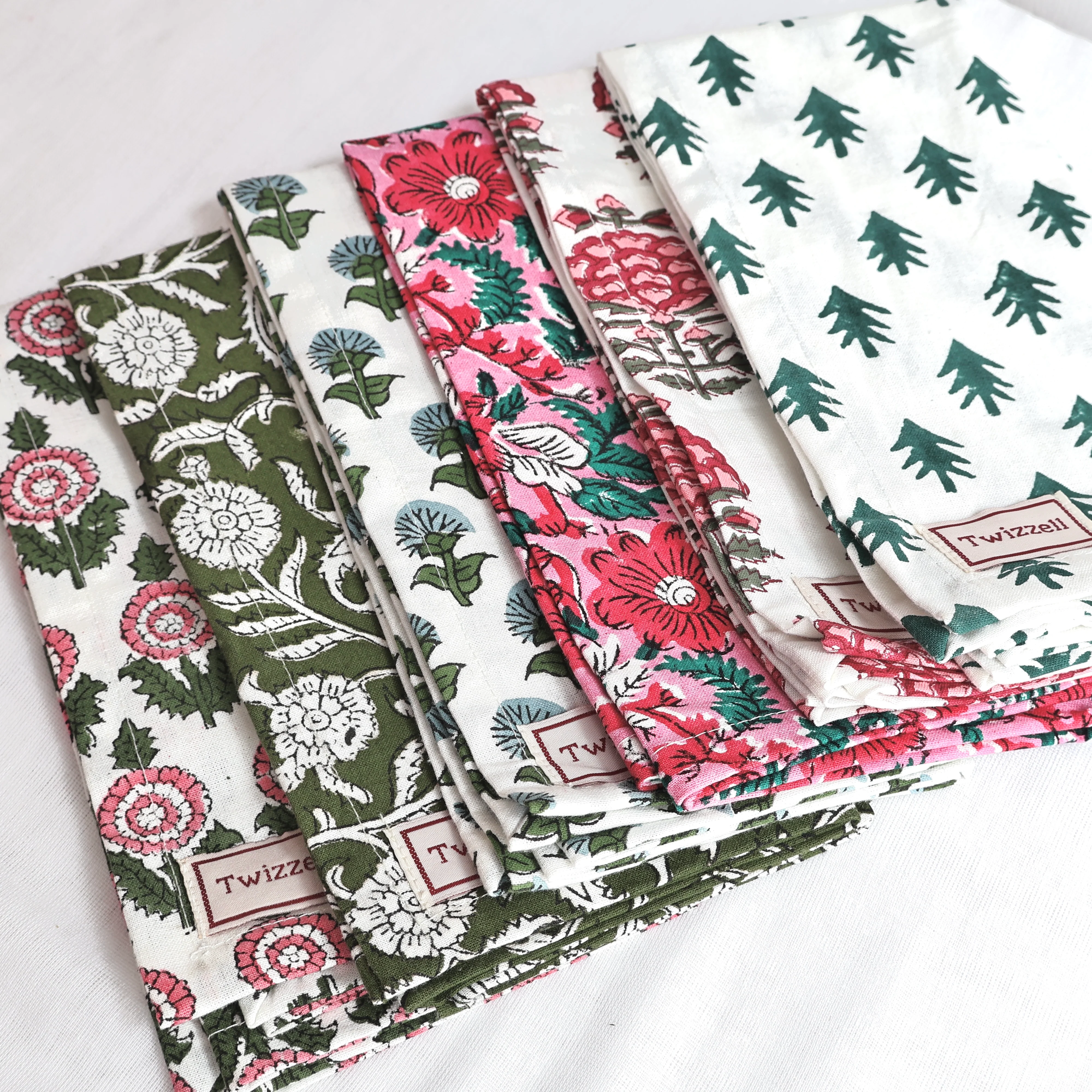 Block Print Napkins - Set of 4