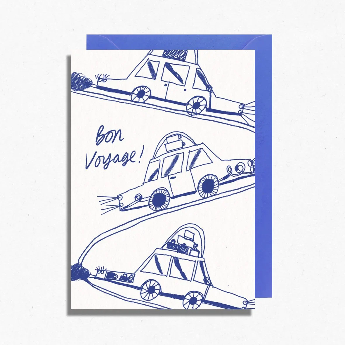 'Bon Voyage' Greetings Card