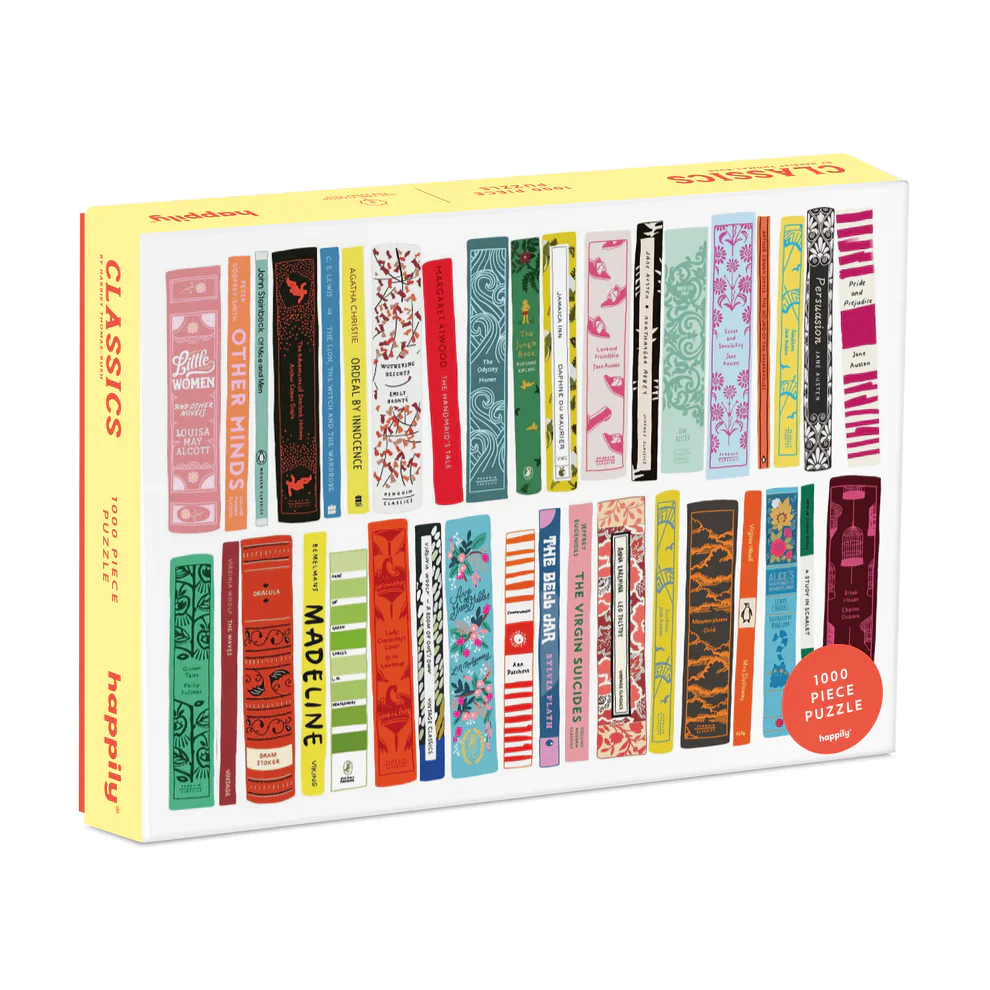 Classic Books - 1000 Piece Jigsaw - Happily Puzzles