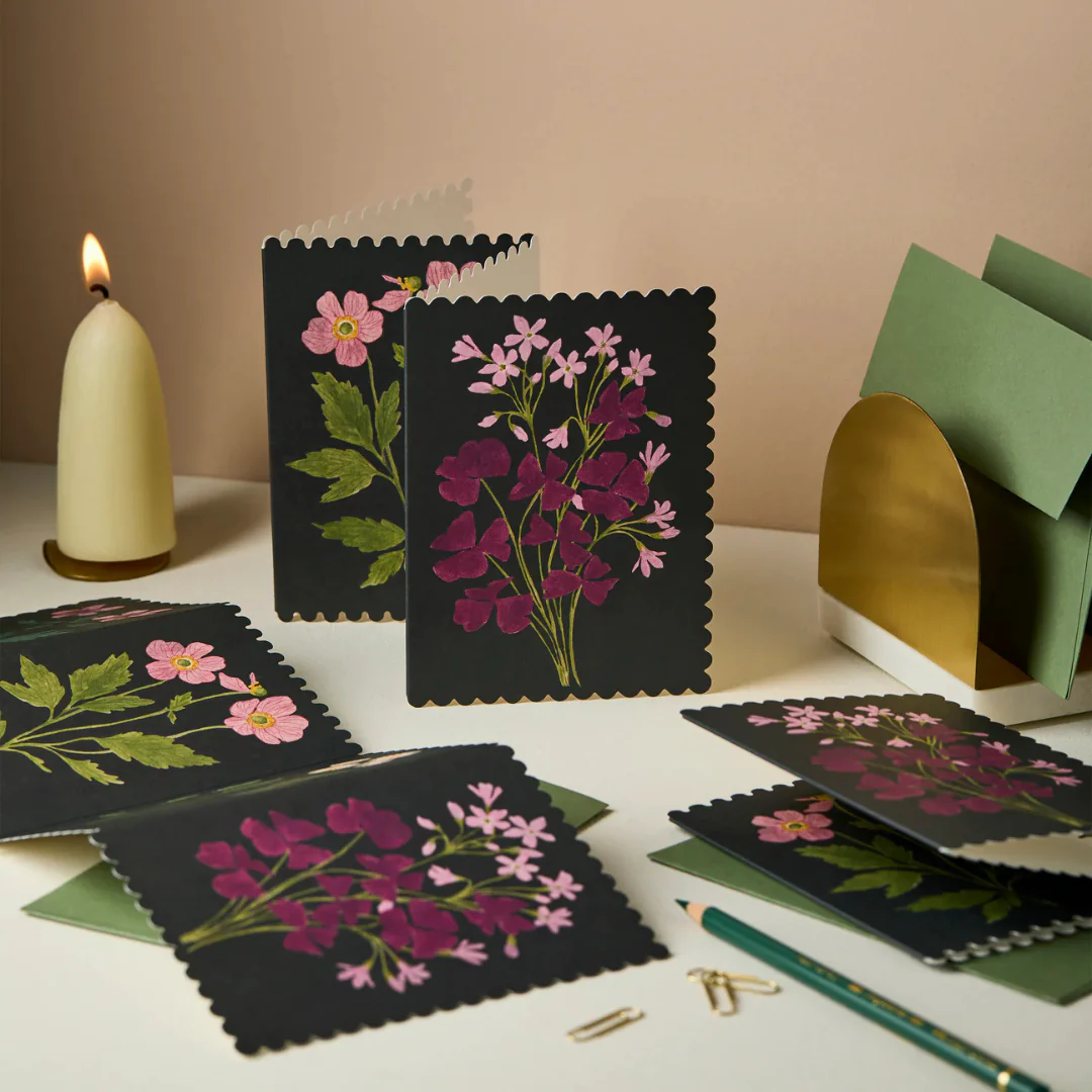 'Botanical' Concertina Greetings Card