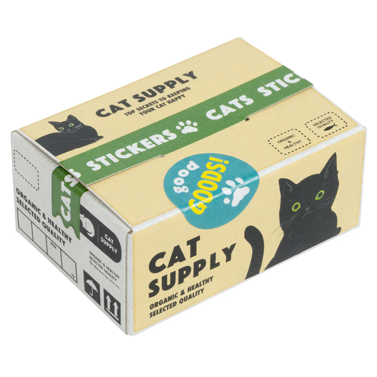Box of Cat Supplies Stickers