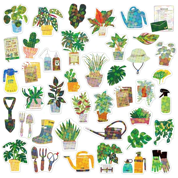Box of Houseplant Stickers - Image 3