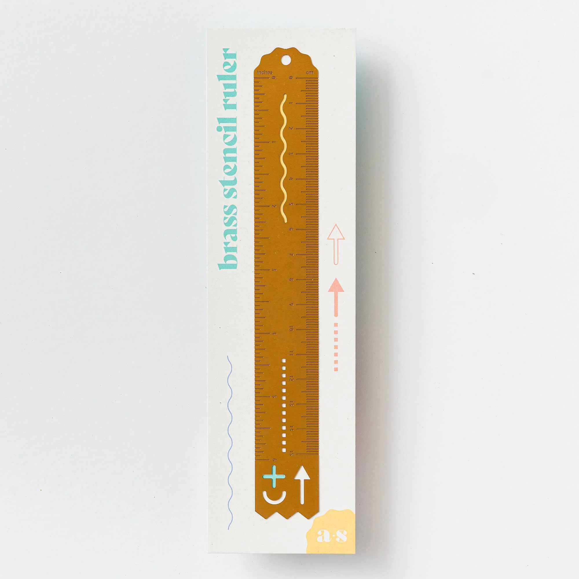 Brass Stencil Ruler - Image 2