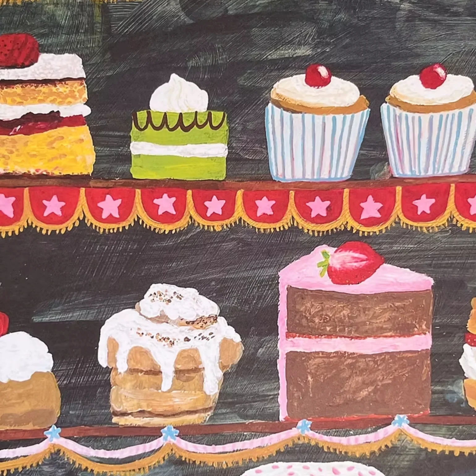 'Cake Shop' Wrapping Paper - Image 2