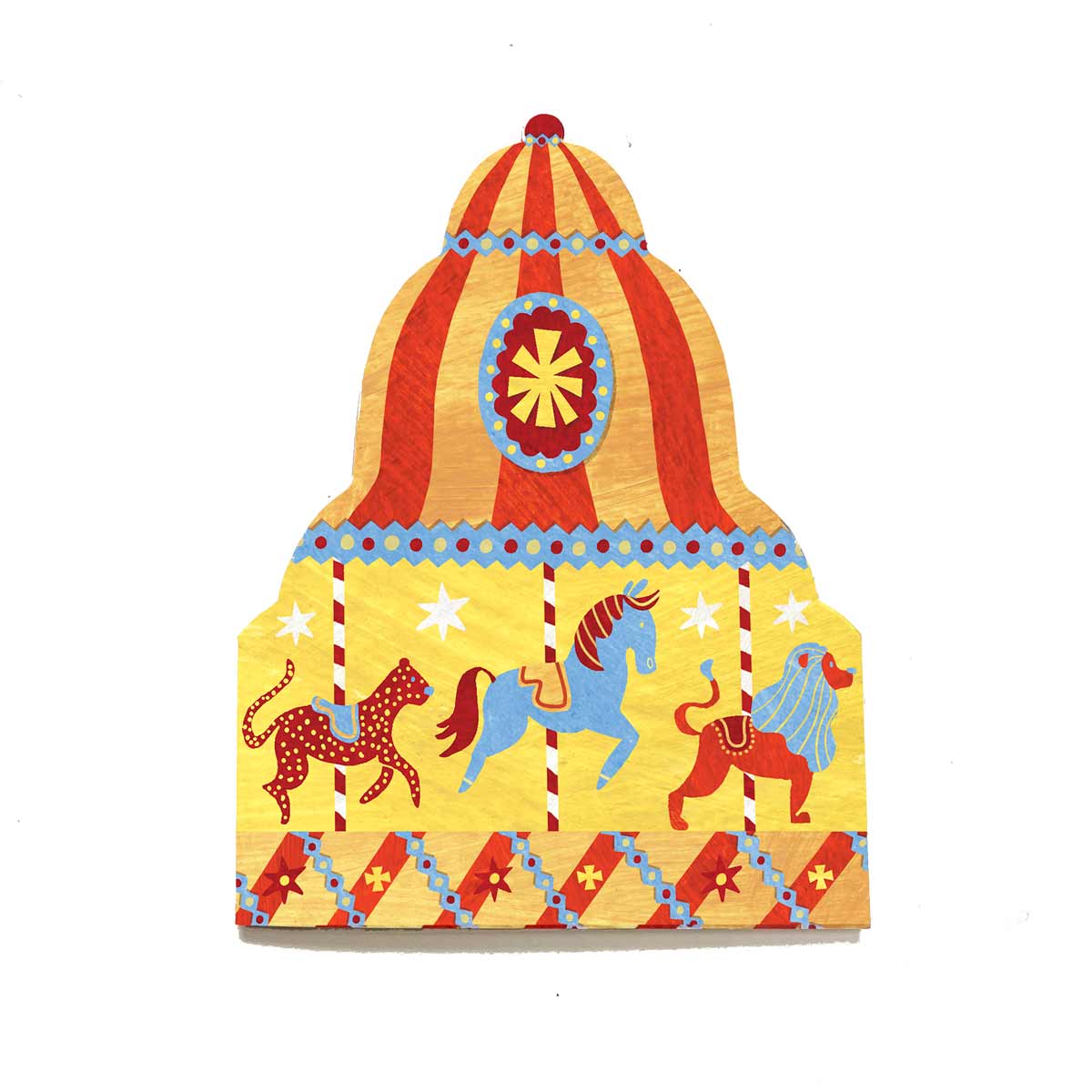 Carousel Shaped Greeting Card - Image 3