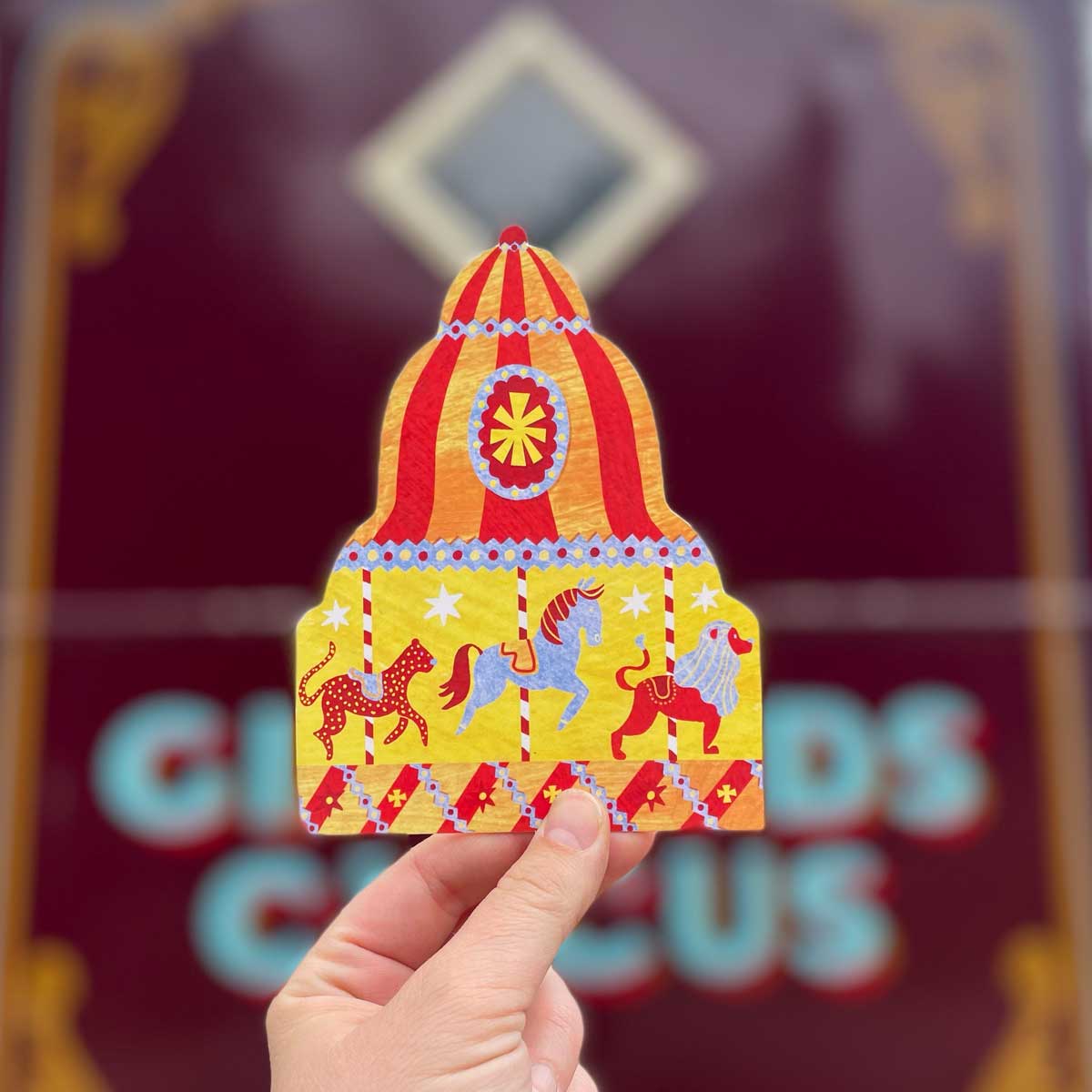 Carousel Shaped Greeting Card - Image 4