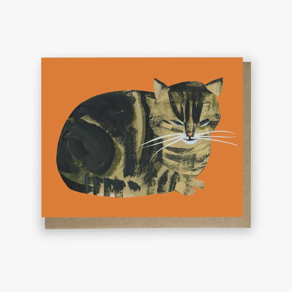 'Cat' Greetings Card