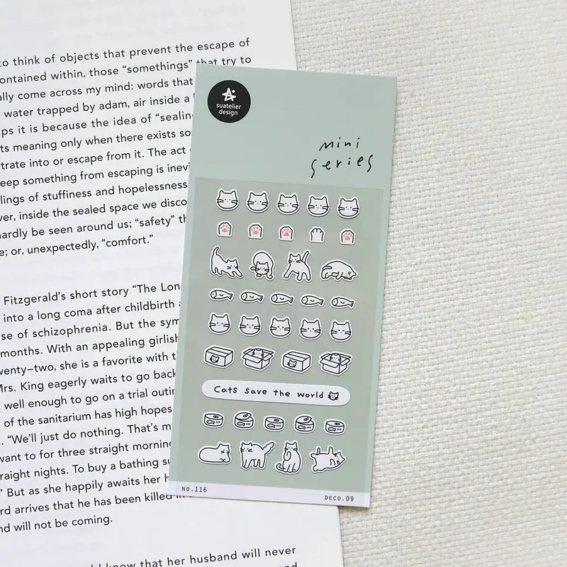 Cats - Suatelier Mini Series Sticker Sheet