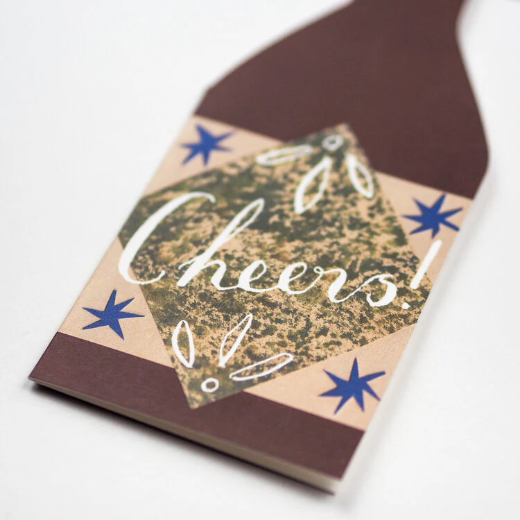 'Cheers' Greetings Card