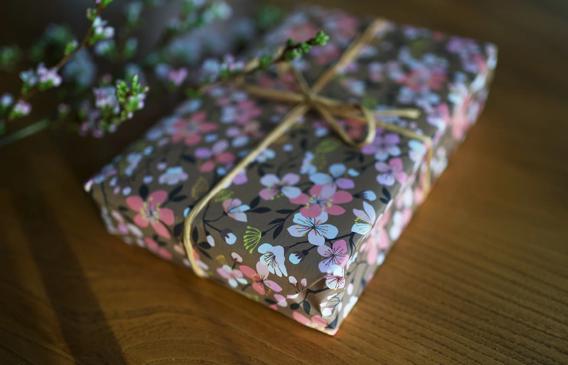 'Cherry Blossom' Wrapping Paper - Image 2
