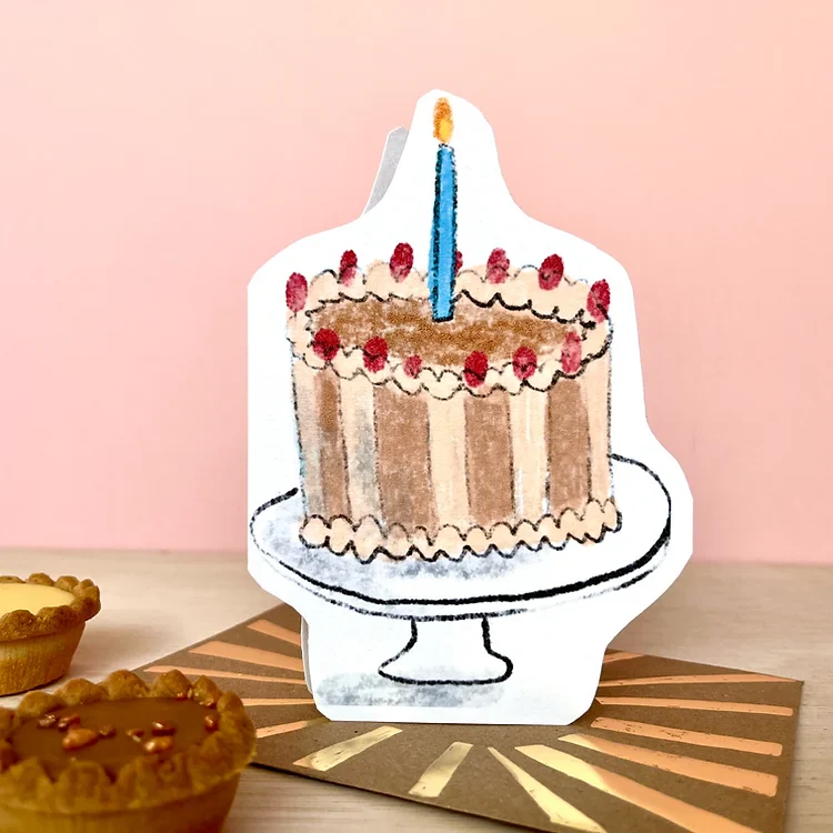 'Chocolate Dream Cake' Greetings Card