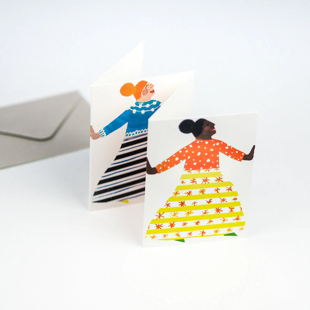 'Dancers' Fold-Out Greetings Card - Image 2