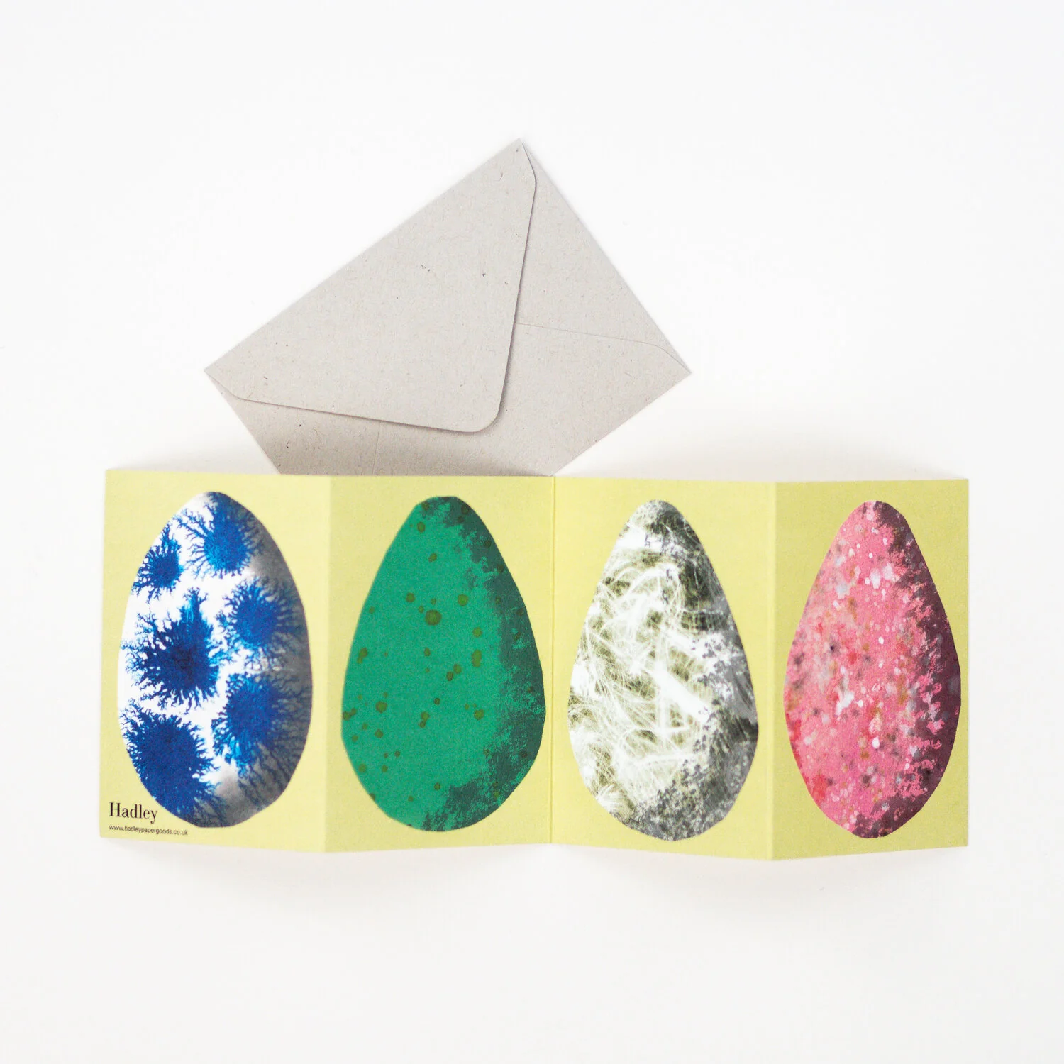 'Easter Egg' Fold-Out Greetings Card