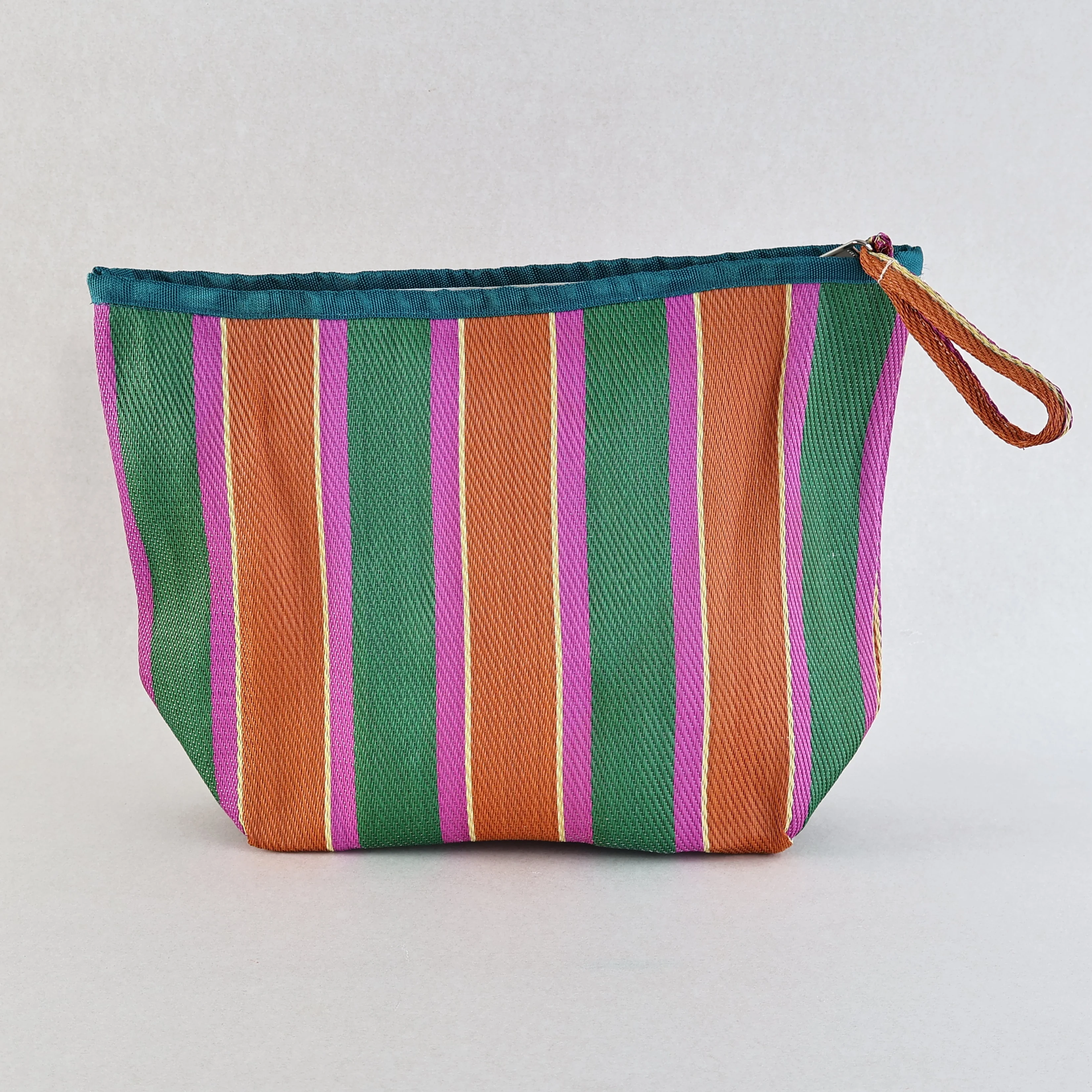 Fairtrade Nylon Striped Pouch