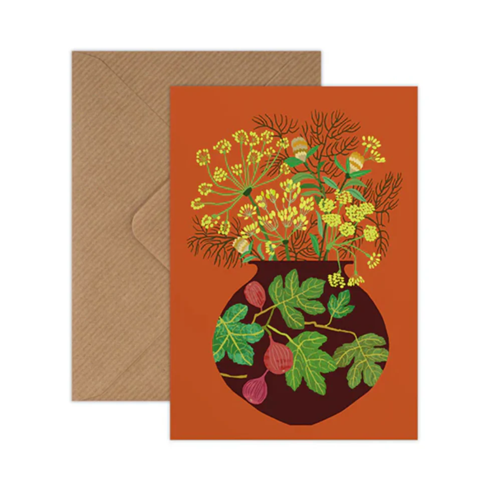 'Fennel' Greetings Card