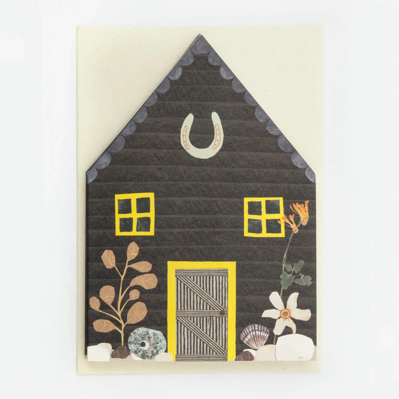Fisherman's Huts Concertina Greetings Card