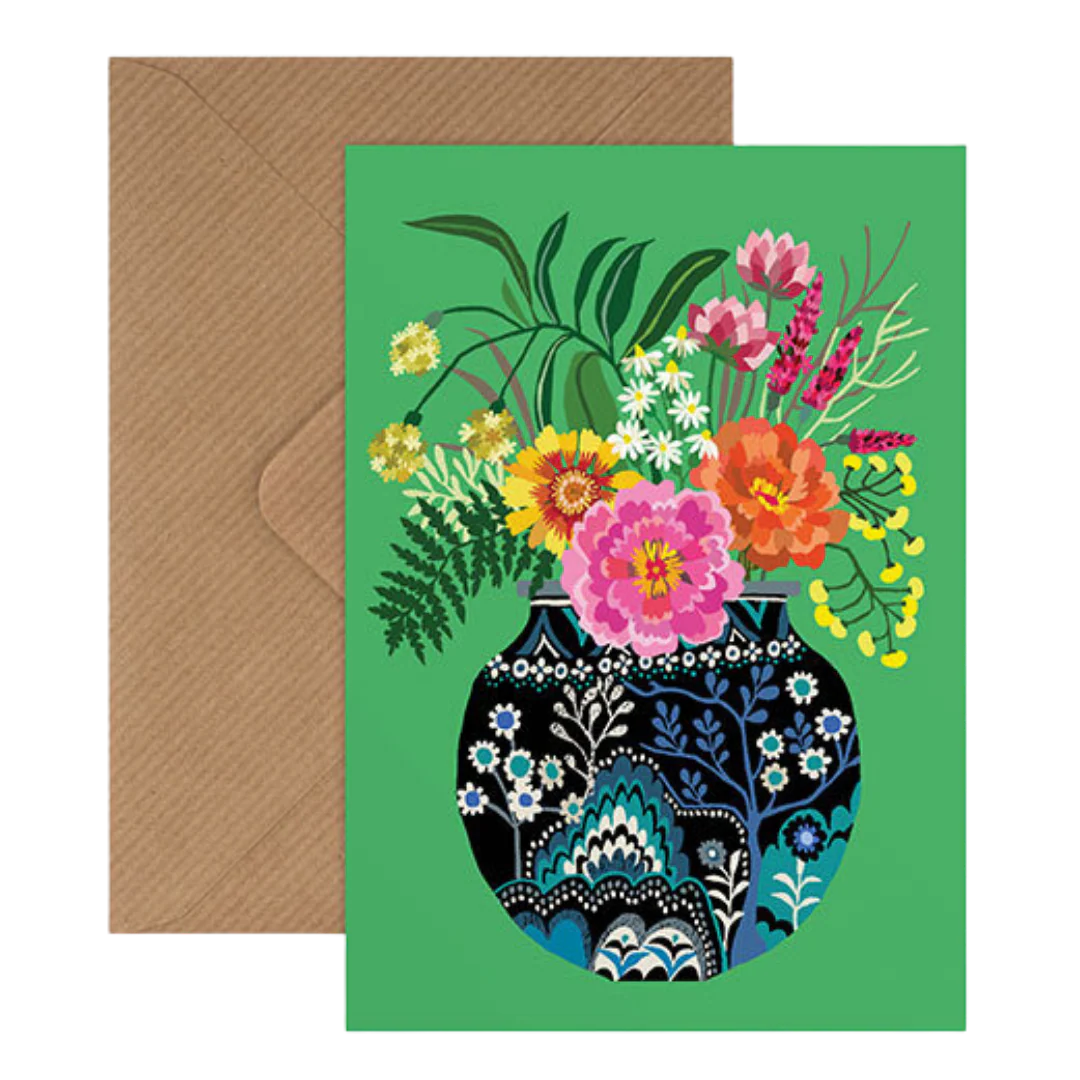 'Fleurs' Greetings Card