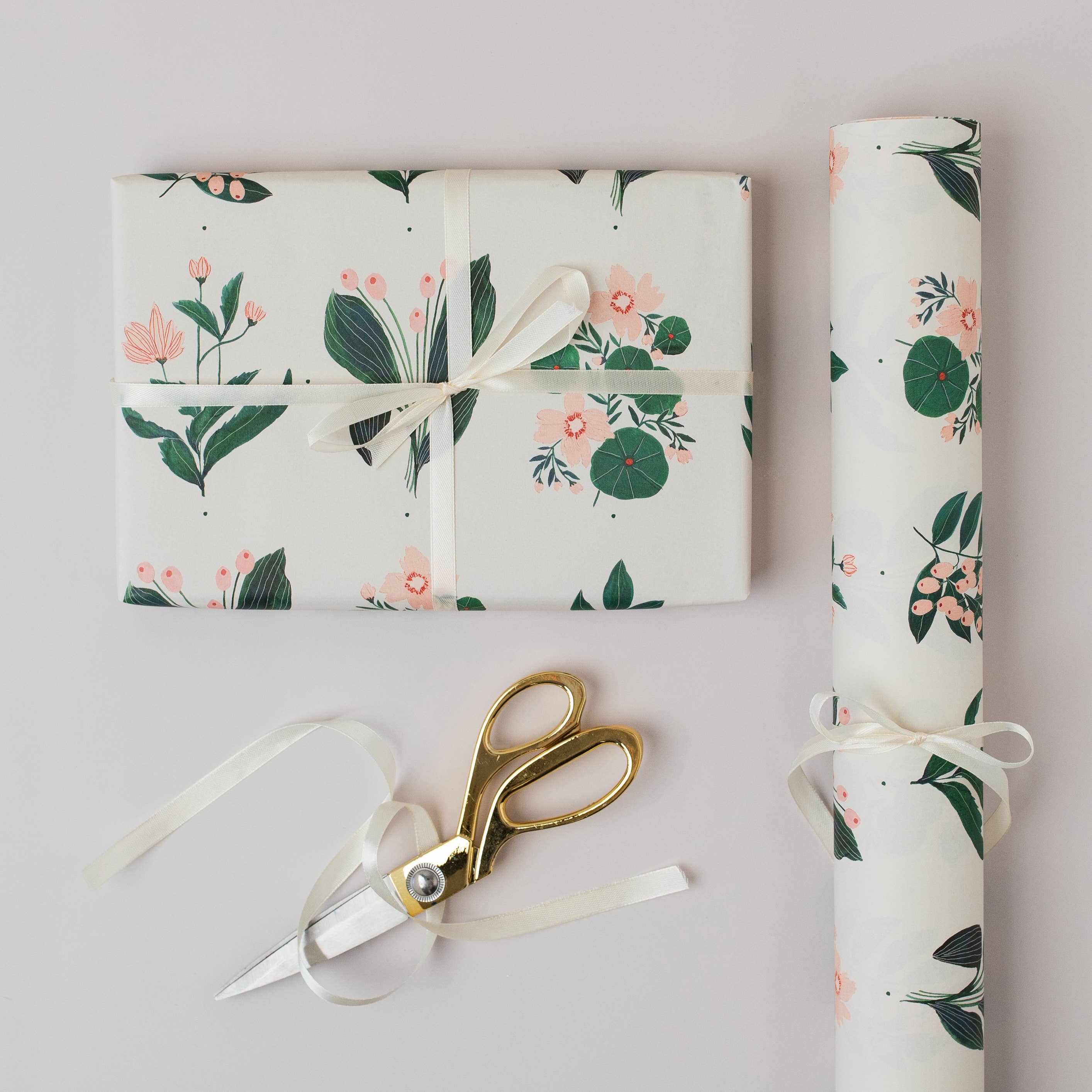 'Floral Blush' Wrapping Paper