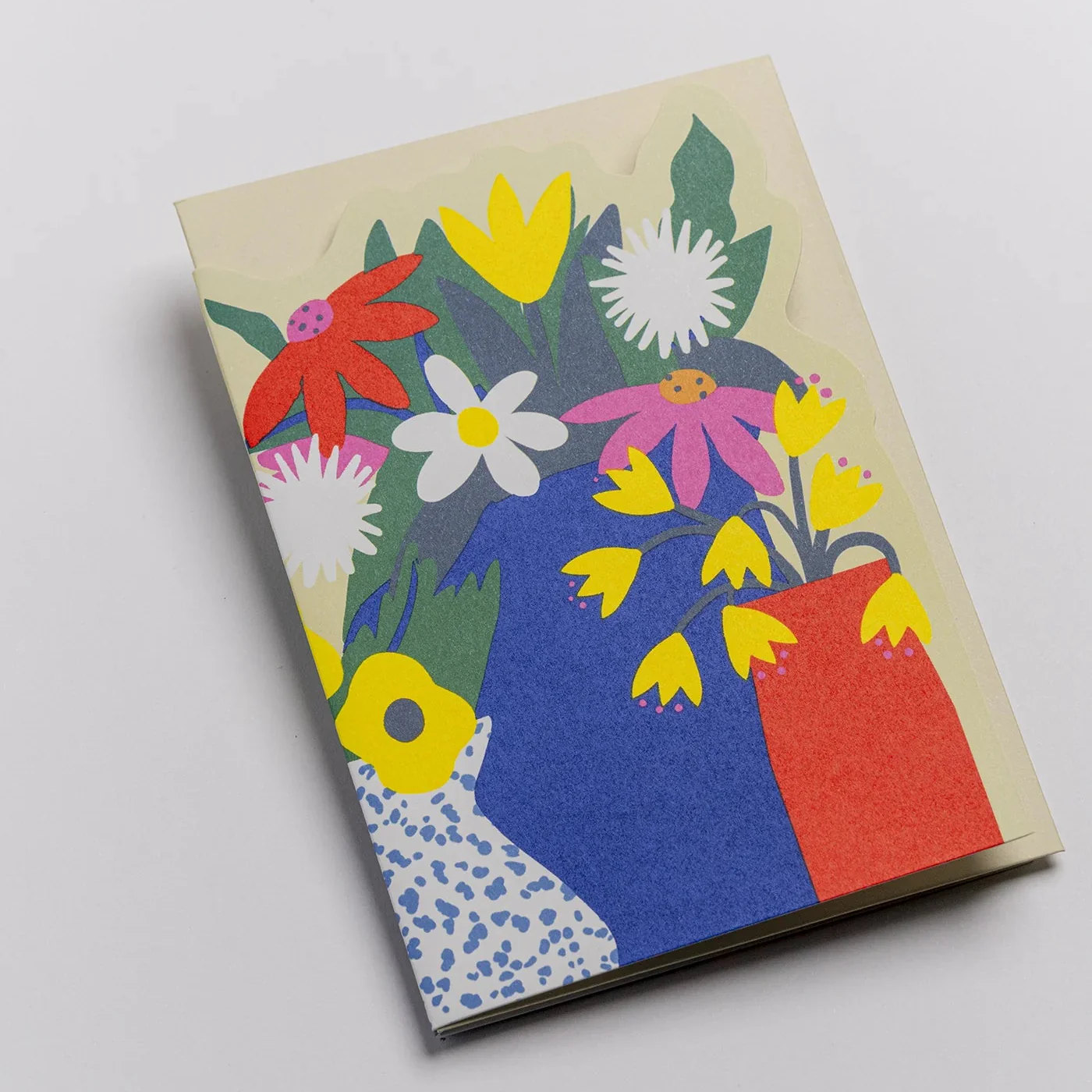 'Flowers' Die Cut Concertina Card - Image 2