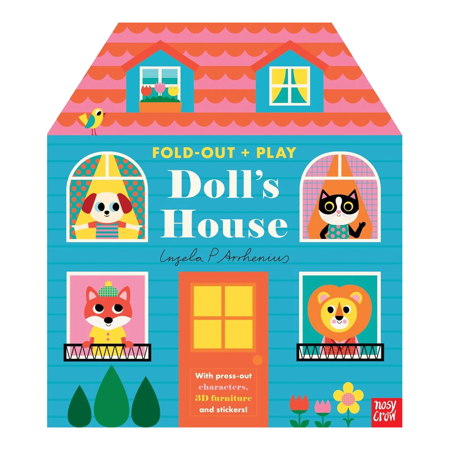 'Fold Out & Play: Dolls House' Kids Board Book