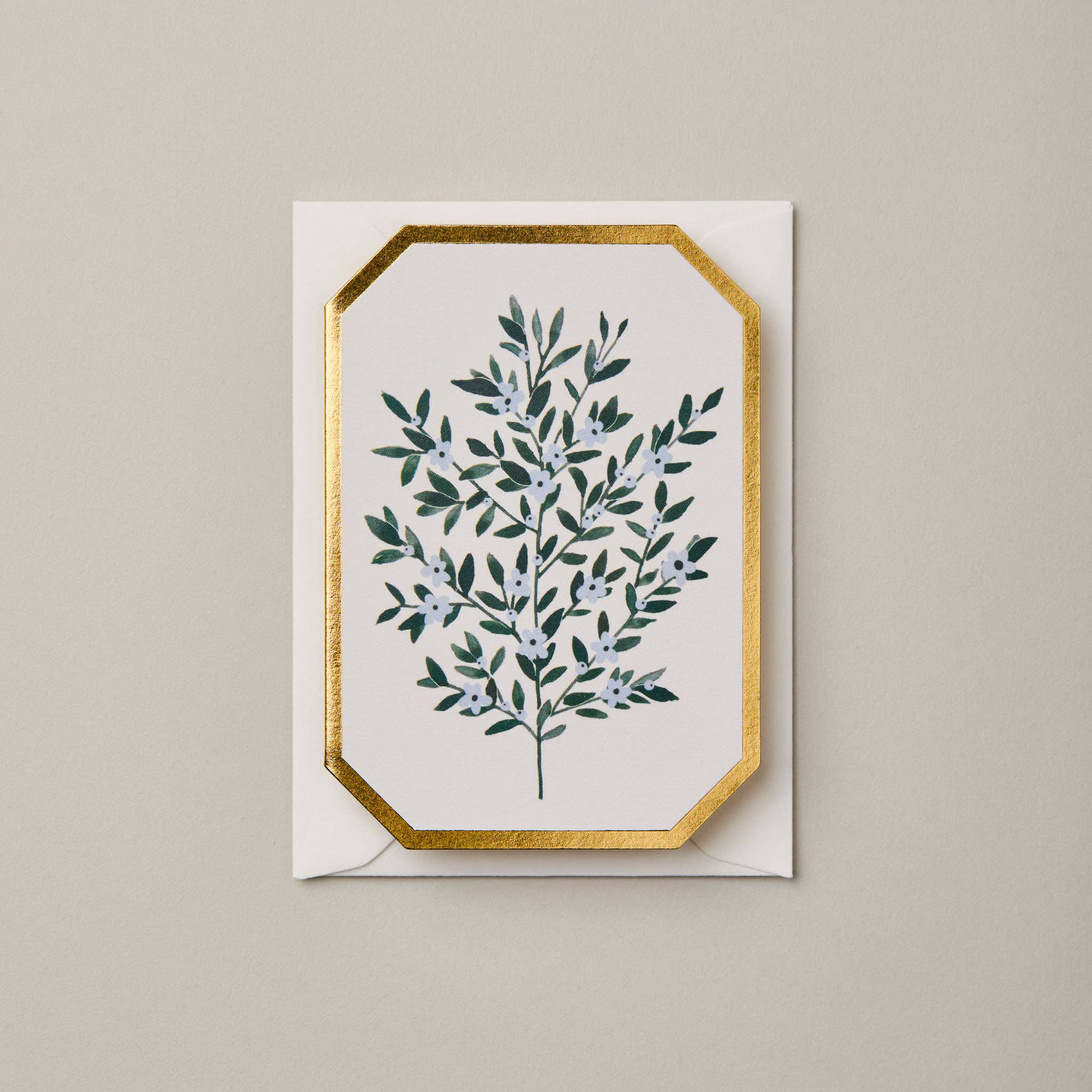 'Forget Me Not' Die Cut Botanical Greetings Card - Image 2