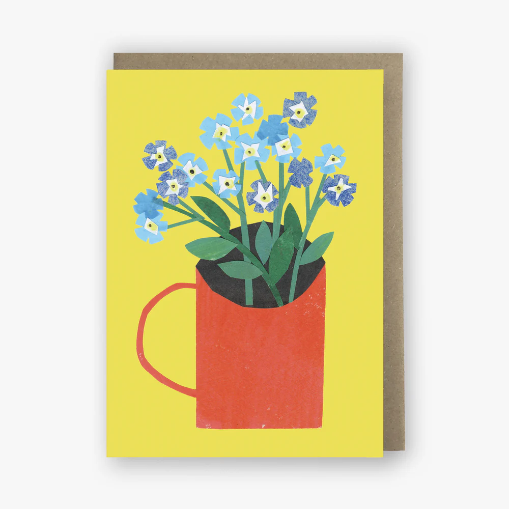 'Forget-Me-Not' Greetings Card