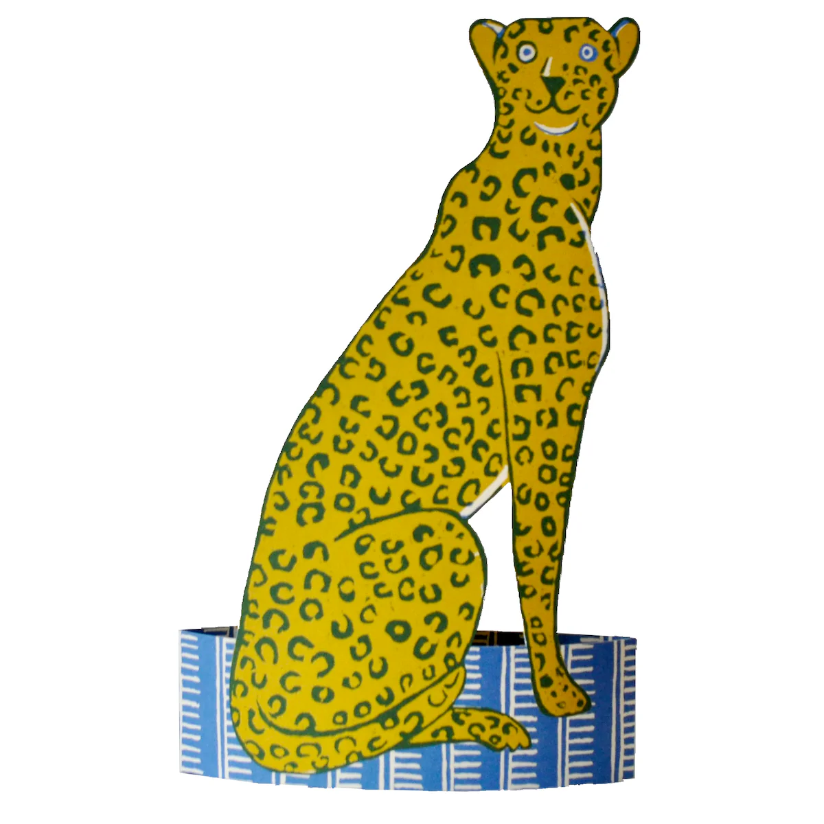 Giant Mantlepiece Managerie Greetings Card - Cheetah