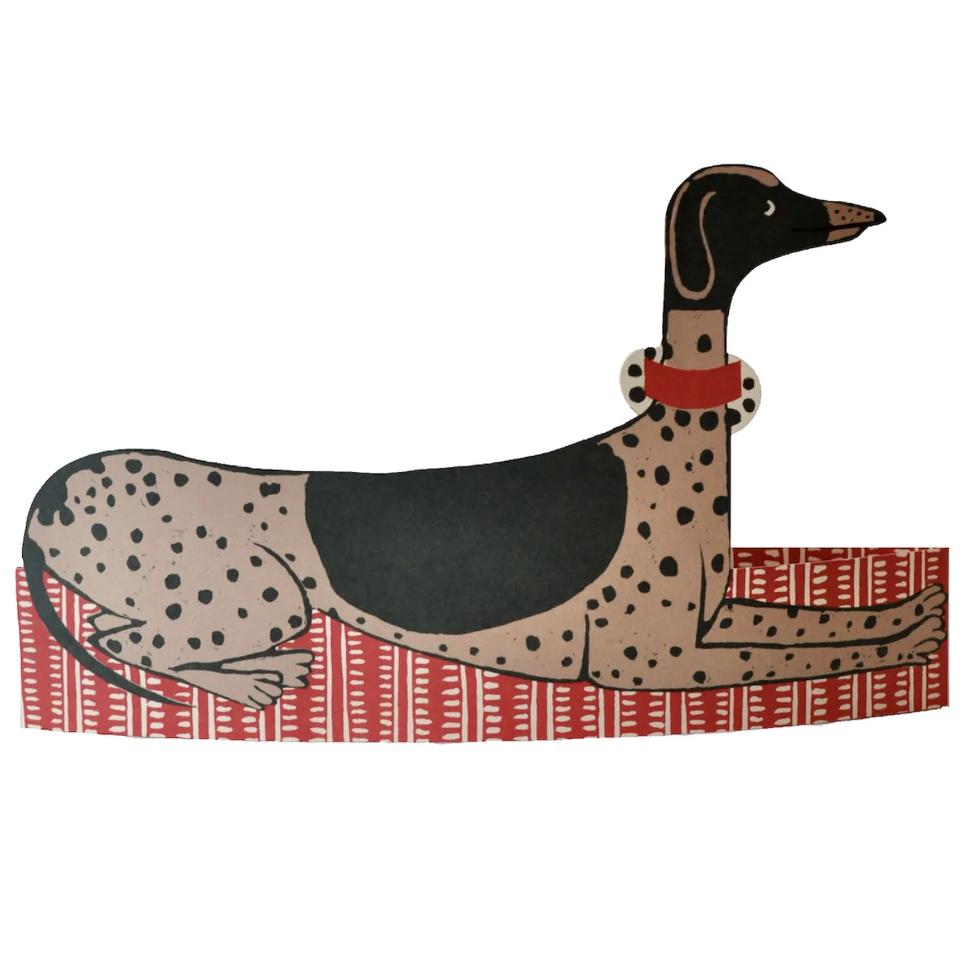 Giant Mantlepiece Managerie Greetings Card - Dog