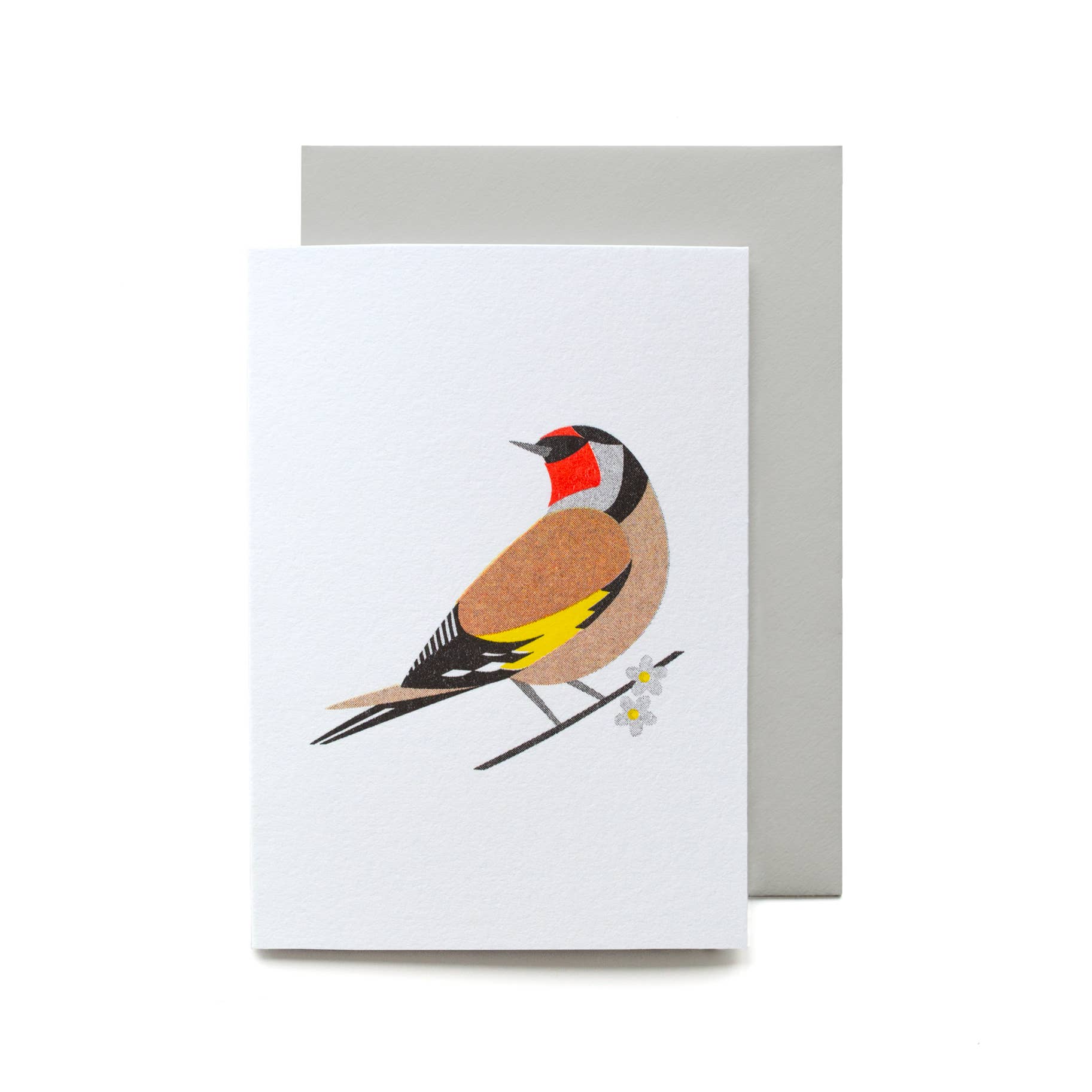Goldfinch British Garden Birds Mini Greeting Card