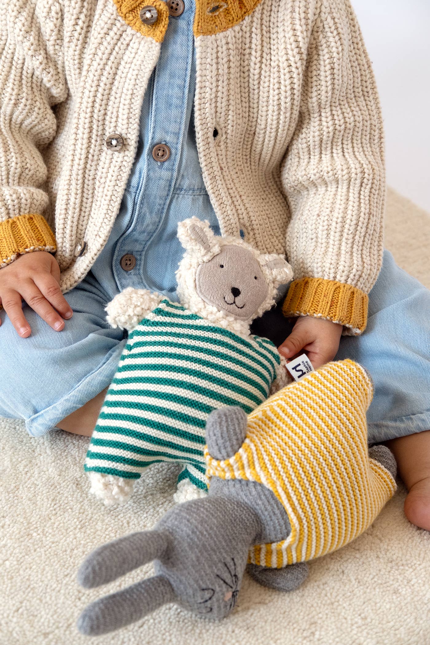 Green Sheep Beanie Soft Toy - Image 2