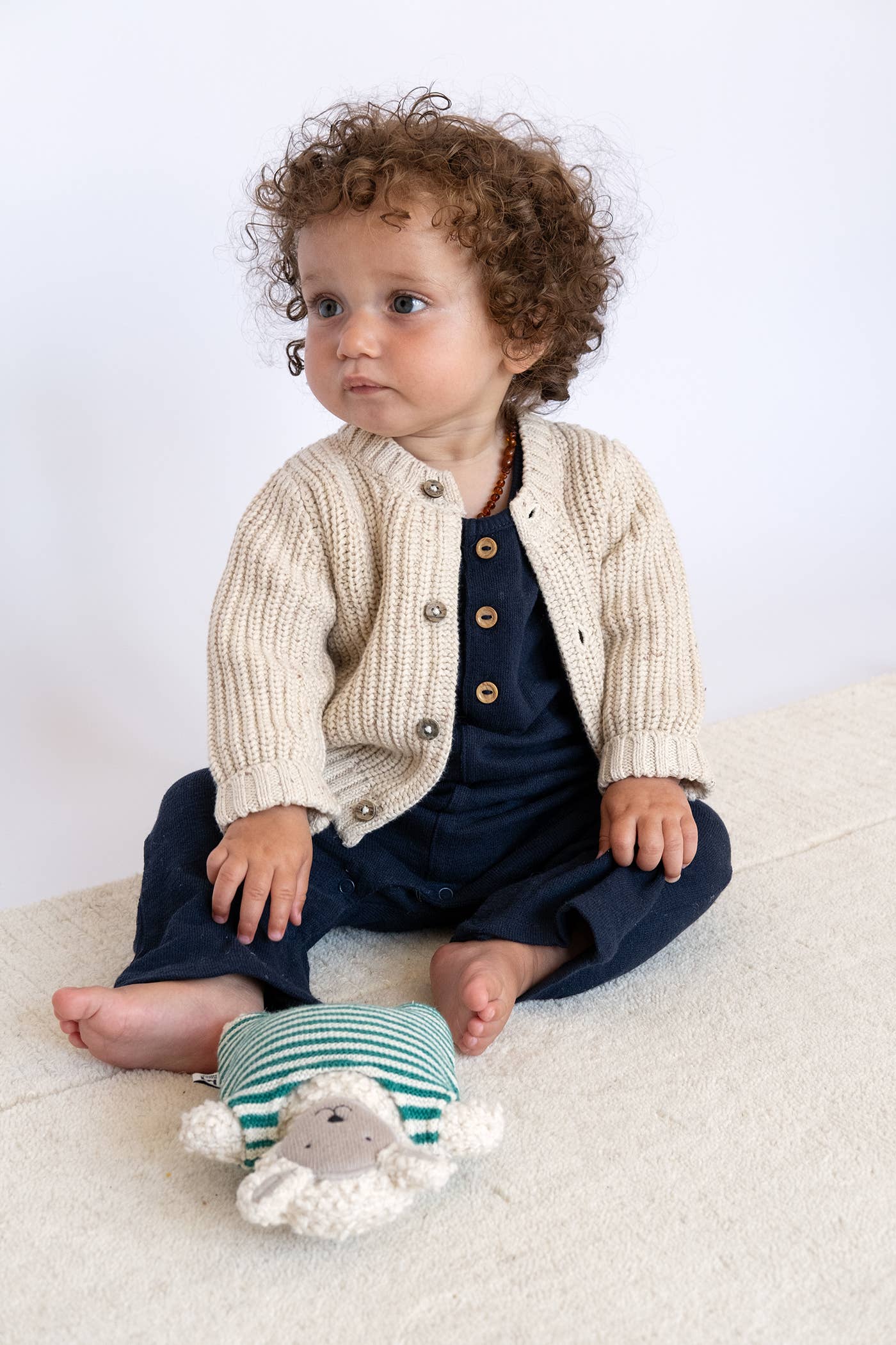 Green Sheep Beanie Soft Toy - Image 3