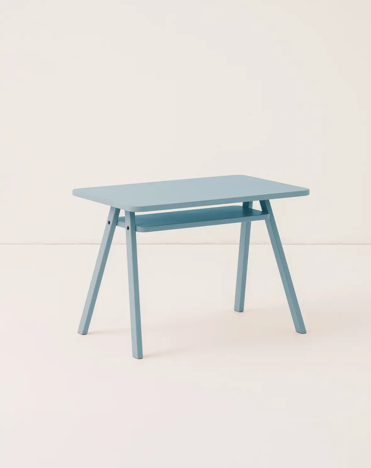 'Growing Green' Wooden Kids Table - Baltic Blue - Image 3
