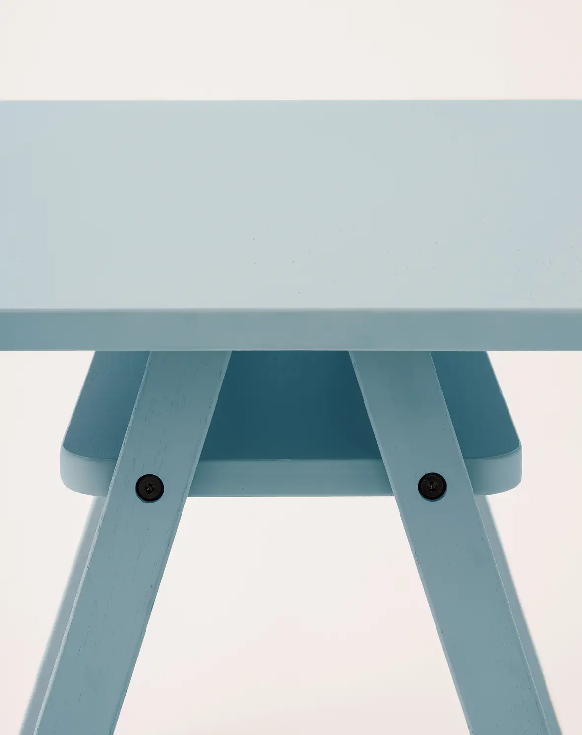 'Growing Green' Wooden Kids Table - Baltic Blue - Image 5