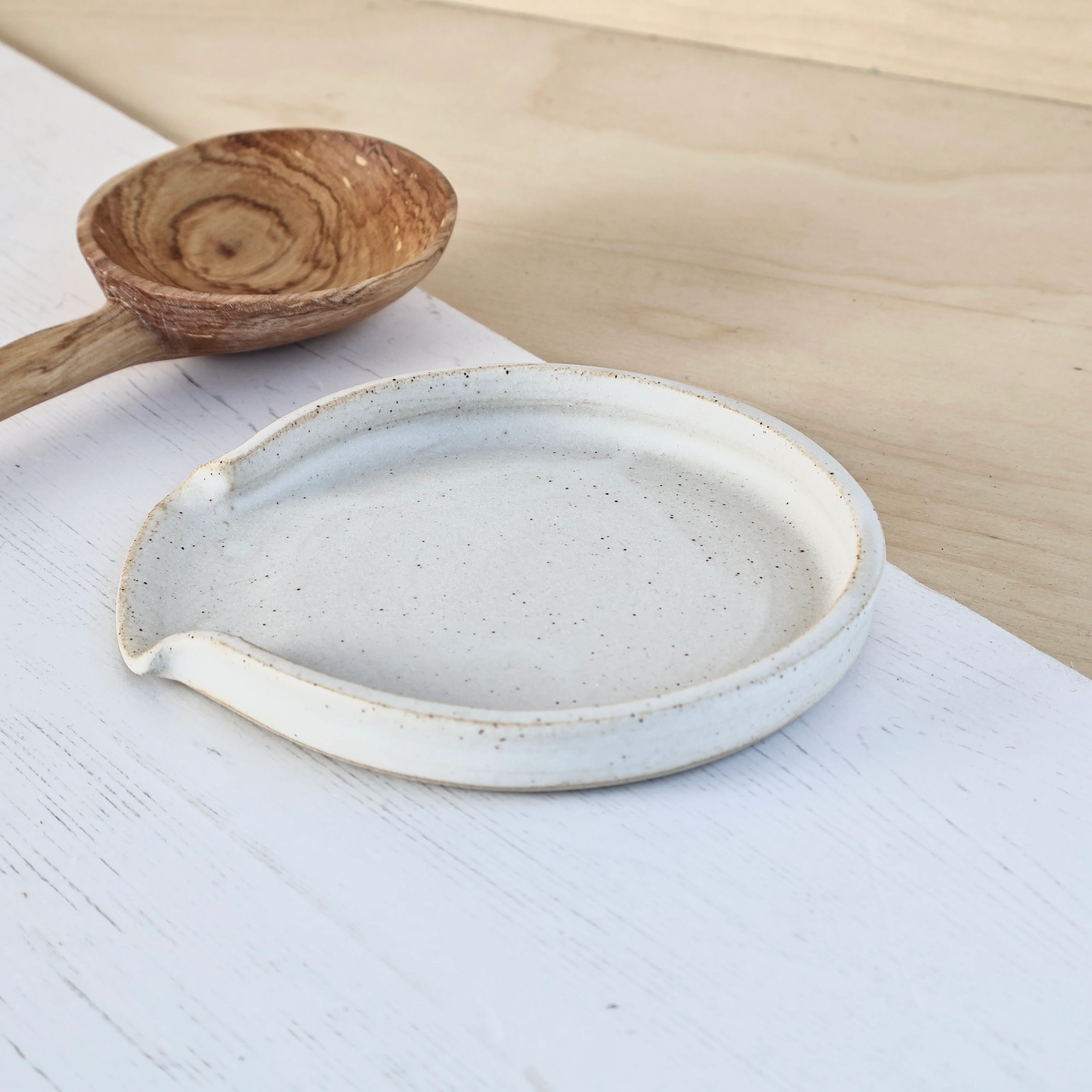 Handmade Ceramic Spoon Rest