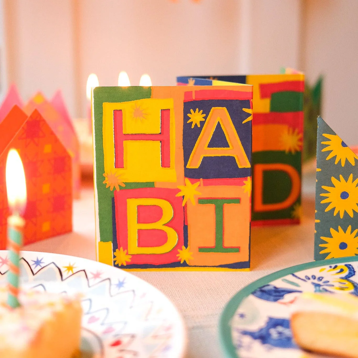 'Happy Birthday' Concertina Greetings Card - Image 2