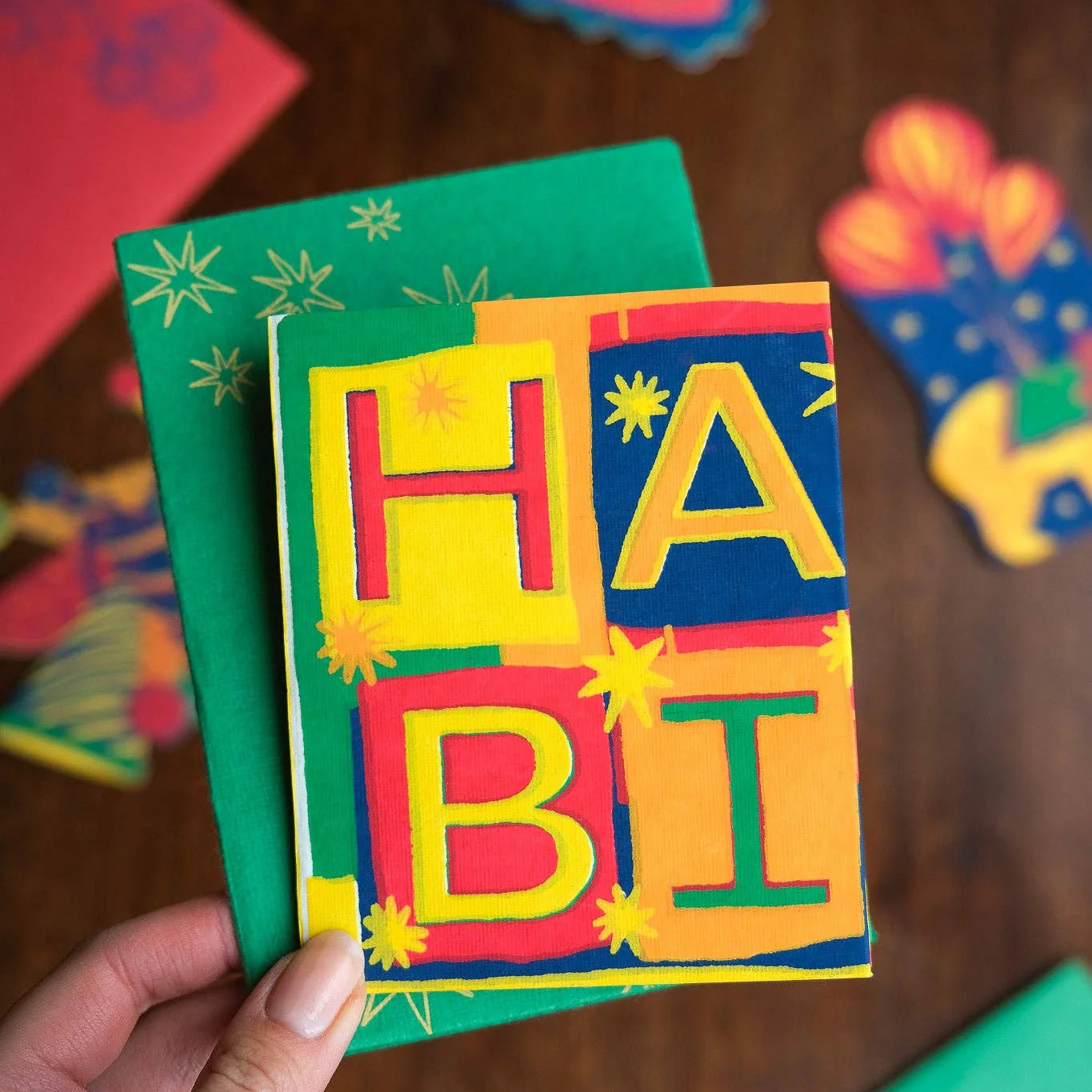 'Happy Birthday' Concertina Greetings Card - Image 4