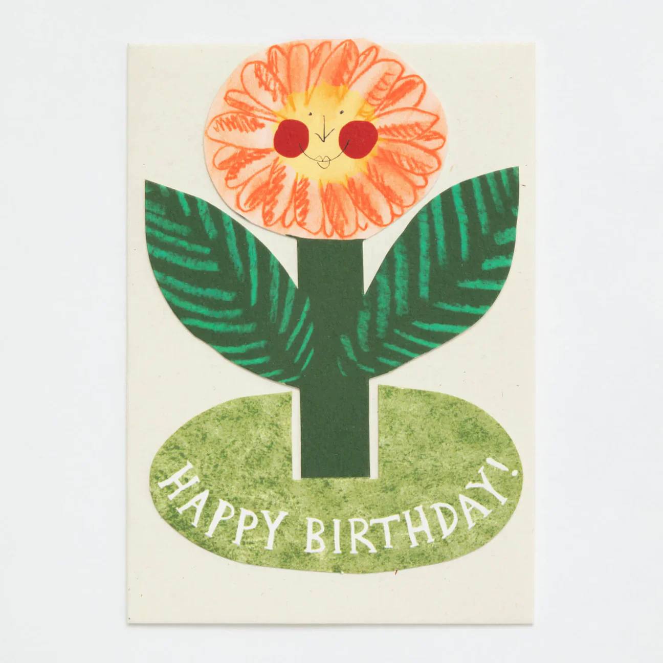'Happy Birthday' Flower Stand-Up Greetings Card - Image 2